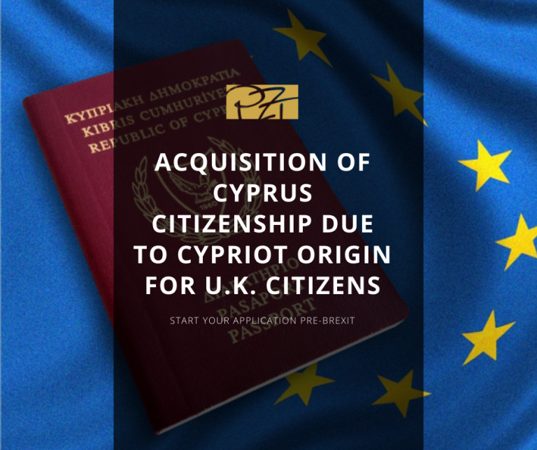 Acquisition of Cyprus Citizenship due to Cypriot Origin Contact Us Panayiotis Z. Toulouras LLC Acquisition of Cyprus Citizenship due to Cypriot Origin Contact Us Panayiotis Z. Toulouras LLC